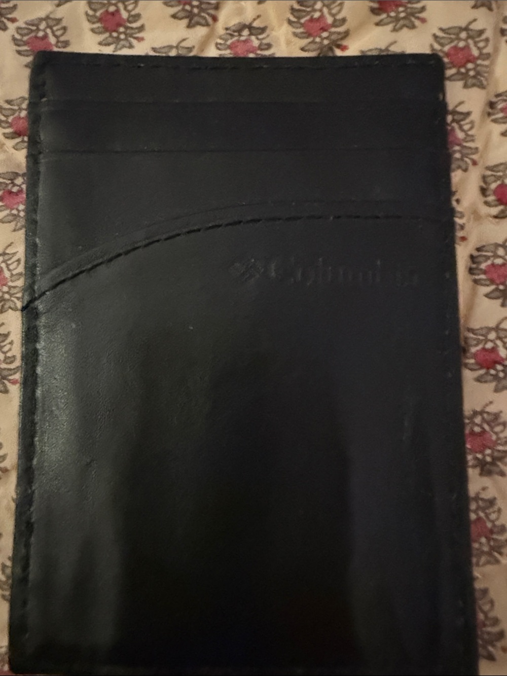 Colombia Black Leather Card Holder